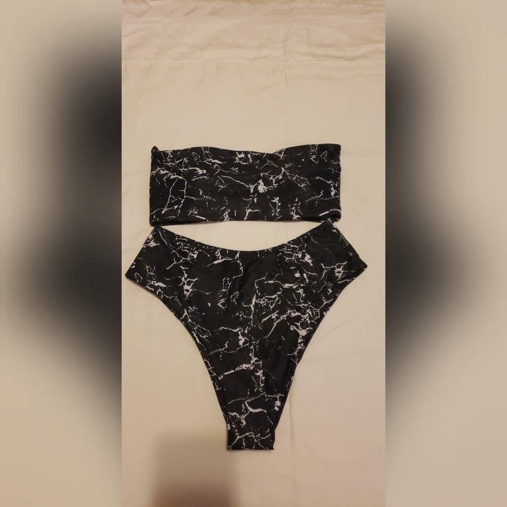 Black and White Bikini